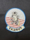 Tomcat Cat Embroidered Patch W  Stars   Red white Stripes  Militaria Theme