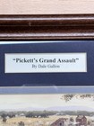 Dale Gallon  pickett s Grand Assault  Civil War Mini Print   Clean   Framed 