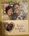 Vintage  Magazine Page        three Loves That Thrilled The World        Shirley Temple
