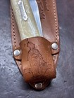 Vtg Overland Fisherman s Friend Pliers   Knife W  Leather Sheath Solingen Rare 