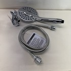 Waterpik Revive Spa System 6  Rainfall Handheld Shower Head Chrome