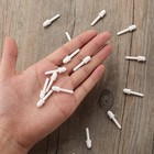 20 Pcs Shutter Repair Pins 25 Mm Replacement Pins White Plastic Durable