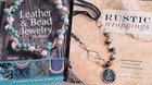 Jewelry Making Lot 2 Books Leather   Bead Jewelry To Make - Rustic Wrappings