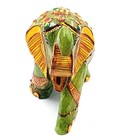Natural Green Jade Handcraft Elephant Statue For Home Decoration 313 Gram Mni