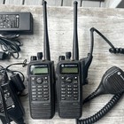 Motorola Xpr 6550 Uhf Digital Two-way Radio Lot 2 Radios Charger Speaker  Tested