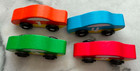 Melissa And Doug Assorted Race Cars Wooden Gh17270 Green Red Blue Orange Lot