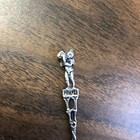 Antique Figural Pompeii Italy 800 Silver Souvenir Baby Spoon   3-5 8     5 85g