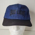 Vtg Bud Light Beer Denim Embroidered Snapback Baseball Cap Made In The Usa Hat