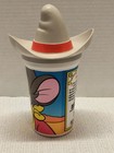 Pizza Hut Fievel Goes West Cup W cowboy Hat Topper 1991 Vintage 7  Tall