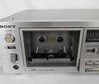 Vintage Sony Cassette Deck Player Recorder Tapecorder Tc-k61 Silver Works Great
