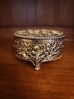 Vtg Stylebuilt Ny Accessories Hollywood Regency Gold Filigree Lipstick Holder