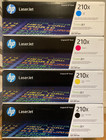Hp 210x Black cyan magenta yellow High Yield Toner Cartridge  Pack Of 4