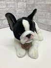 Realistic Plush Fao Schwarz French Bull Dog Boston Terrier Dog Stuffed Animal 