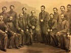 Rare Antique Original Vtg 1865 Lt Gen Grant   Staff Harper s Engraving Art Print