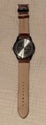 Van Heusen Men s Chronograph Quartz Wristwatch Brown Leather Black Dial