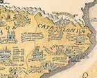 Pictorial Story Map Of Spain Wall Art Poster Print Decor Vintage Style History