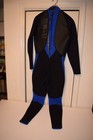 O neill Adult - Size L - Reactor 2mm Back Zip Wet Suit Gray Black Blue - Clean