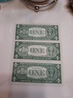 1957b Unc    silver Star Note   Lot Of 3  see Description 
