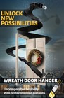 Adjustable Wreath Door Hanger 19  Black Over The Door Wreath Hanger For Glass   