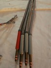 4 Vintage Western Electric Telephone Switchboard Cloth Patch Line Cord Parts Usa