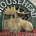 Vintage Moosehead Canadian Lager Beer 14  X 13  Hard Plastic 3d Bar Sign