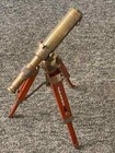 Nautical Vintage Decorative Solid Brass Telescope W  Wooden Tripod Antique Gifts