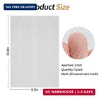 5 Pack 304 Wire Mesh Screen 11 8 x8 2  Heat-resisting Metal Mesh  20 Mesh Stainl