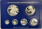 1985 British Virgin Islands Proof Silver 6 Coin Set  Scarce Set - Gem Proof  Ogp