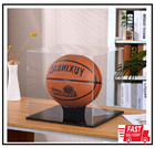 Clear Acrylic Display Case Uv Protected Acrylic Basketball Holder  Display Case