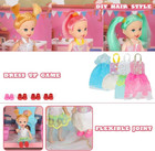  new  Barbie Dreamhouse  4-story 11 Rooms Doll House With 4 Dolls Toy Figures