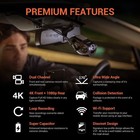 Rexing V1p 4k Ultra Hd Dash Cam 170 Degree Wide Angle Wi-fi G-sensor Open Box