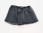 Freestyle Danskin Girls Skirt Black Dance Ballet Tutu Size S 6 6x Sheer Pull On
