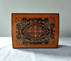 Inlaid Wood Box Vintage Trinket Storage Jewelry Rectangular Home Decor