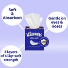 Kleenex Ultra Soft Facial Tissues  4 Flat Boxes  120 Tissues Per Box  3-ply