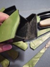 Vintage Bakelite Celluloid Green Vanity 10 Pc Set