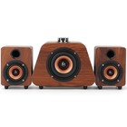 Computer Speakers  Mini Pc Speaker With Subwoofer 2 1 Usb Powered Desktop Brown
