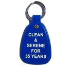 Narcotics Anonymous - Na - 35 Years Clean - Blue Key Tag - 35  Yr Clean