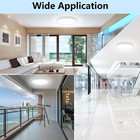 24w Led Panel Ceiling Light Ultra Thin Home Fixture Bedroom Kitchen 6000k Lamp