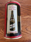 Vintage Miller High Life Beer Flat Top Black Can W bottle