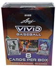 2025 Leaf Vivid Baseball Factory Sealed Hobby Box 8 Cards 6 Autographs