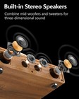 Vinyl Record Player With Built In Hifi Speakers  Bluetooth Belt Drive Turntable