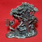 Vintage Pewter Unicorn Fairy Figurine Bestowing The Magic Power Mythical Creatur