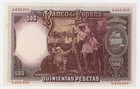 Spain Espa  a 500 Pesetas 25-4-1931 Pick 84 Xf  Circulated Banknote