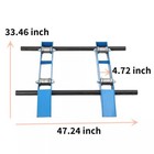 Cable Drum Roller Stand Adjustable Cable Reel Dispenser For Industrial Wire Axle