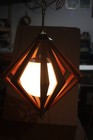 Vintage Nos Virden V-1963 Mcm Danish Hanging Light Fixture- In Box-read Details