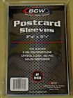1000 Bcw Postcard Sleeves Archival Safe Bags 10 Pack 100 Acid Free Polypropylene