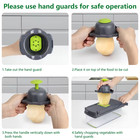 16-in-1 Vegetable Chopper Food Slicer Dicer Cutter Manual Kitchen Prep Tool Set