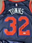 Karl Anthony Towns New York Knicks Autograph Signed Jersey  Psa Coa