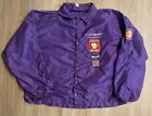 Vintage 1970s Beer Drinking Patch Satin Jacket Olympia Russell