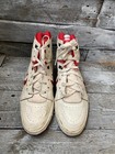 Vintage 90 s Converse Sky Hawk Hi-top Leather Sneakers  Basketball Sz Us 9